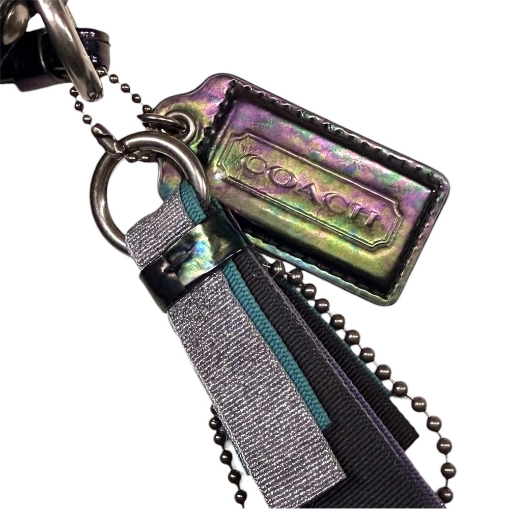 Rare Coach Poppy Oil Slick Boxy Bag in Black Patent Leather - Style No. 18925 - Picture 2 of 13